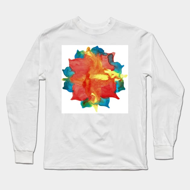 Flower Long Sleeve T-Shirt by TerraDumont